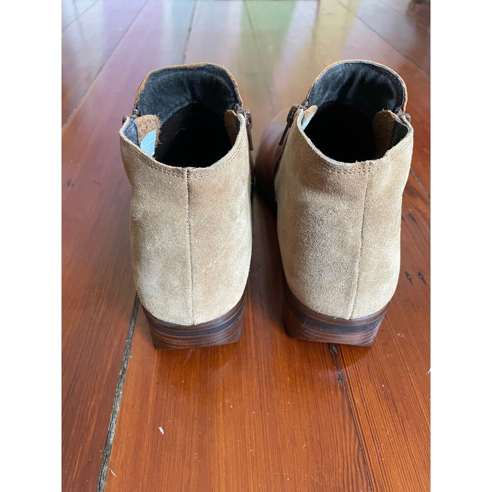 Naot Leather & Suede Ankle Booties Women’s EU 41 US 10 Comfort Zip Brown - Picture 8 of 8